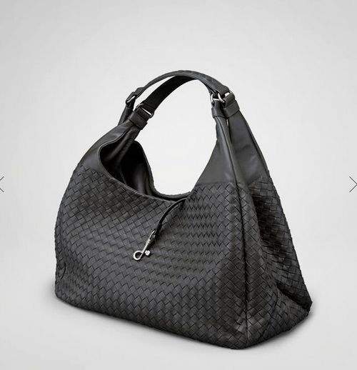 Bottega Veneta Woven Nappa Leather Shoulder Bag 6262 Black